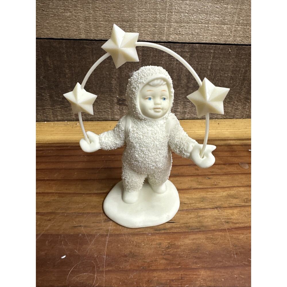 DEPT 56 SNOWBABIES Look What I Can Do 68195 Winter Tales Juggling Stars In Box